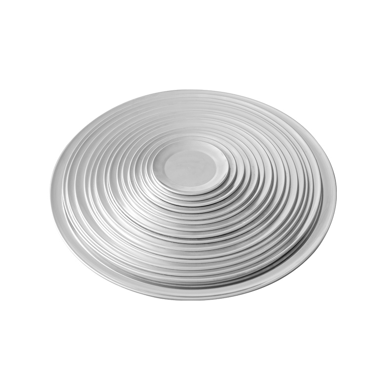 10-palcový 18-gauge hliníkový hliníkový široký okraj Pizza Pan