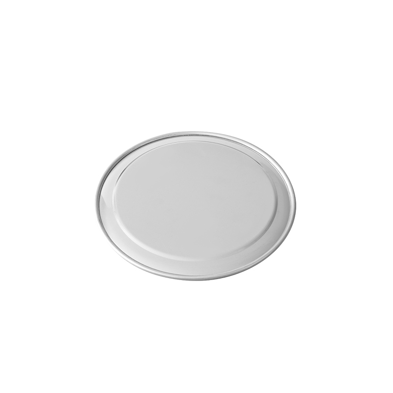 10-palcový 18-gauge hliníkový hliníkový široký okraj Pizza Pan
